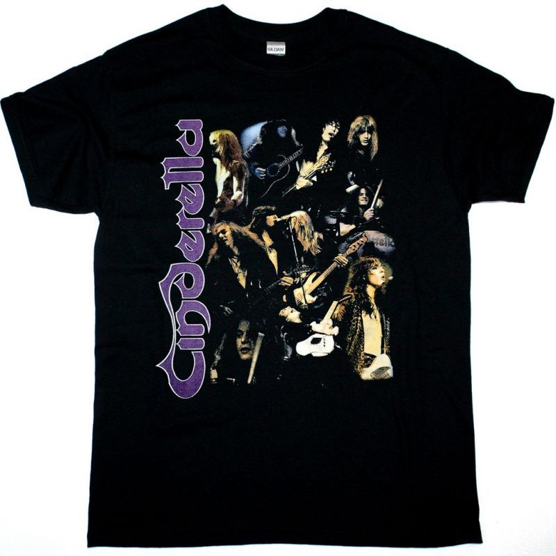 CINDERELLA UNFINISHED BUSINESS TOUR 98 NEW BLACK T SHIRT