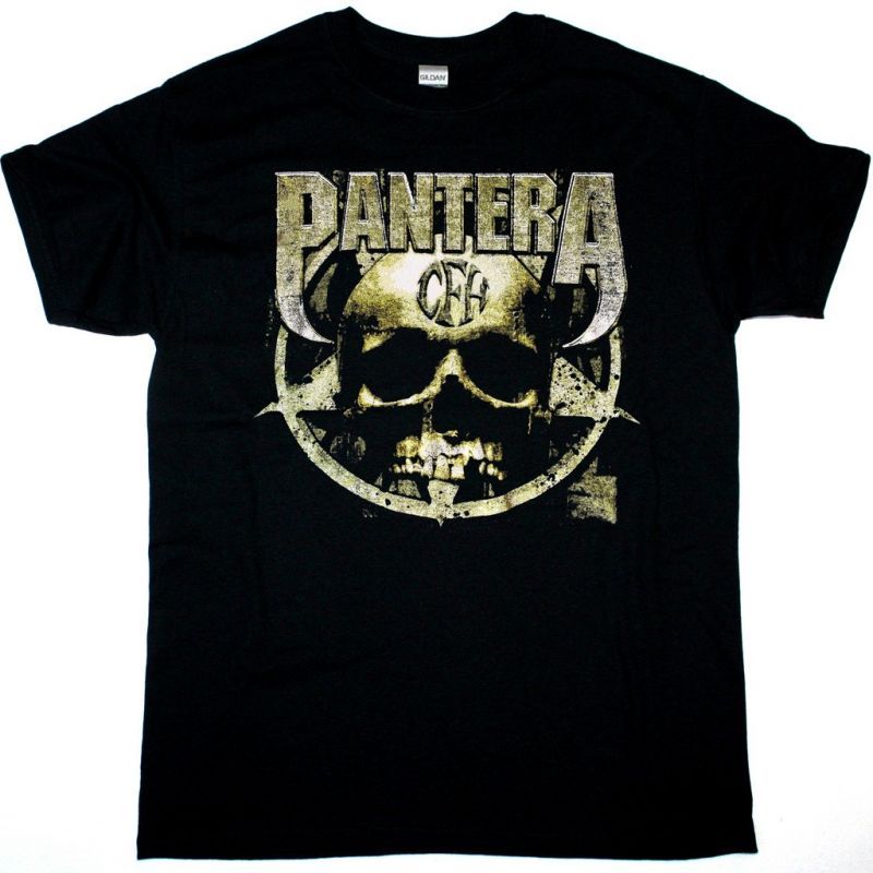 PANTERA CFH SKULL NEW BLACK T-SHIRT