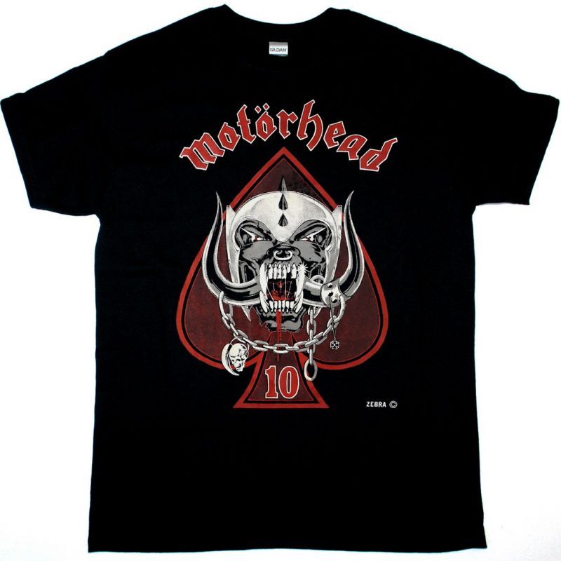 MOTORHEAD 10TH ANNIVERSARY 1985 WORLD TOUR NEW BLACK T-SHIRT