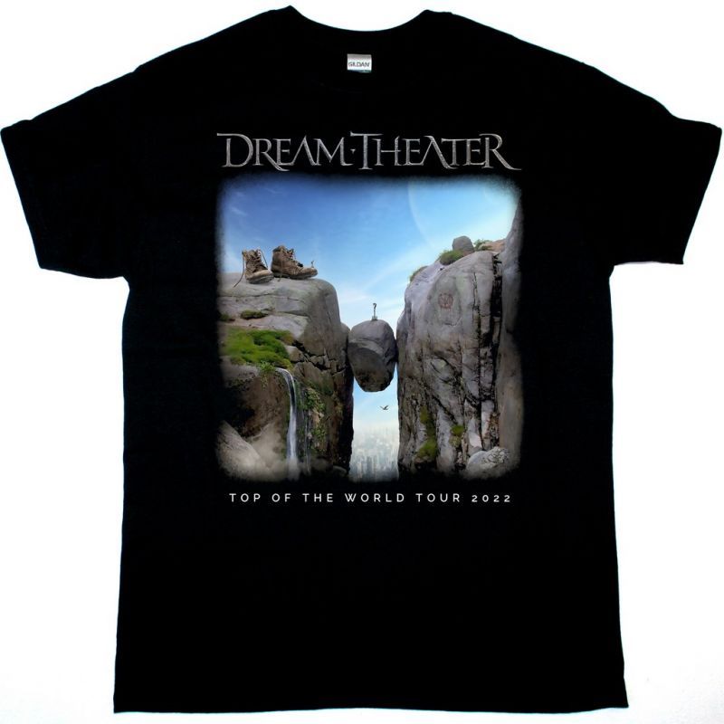 DREAM THEATER TOP OF THE WORLD TOUR 2022 NEW BLACK T-SHIRT