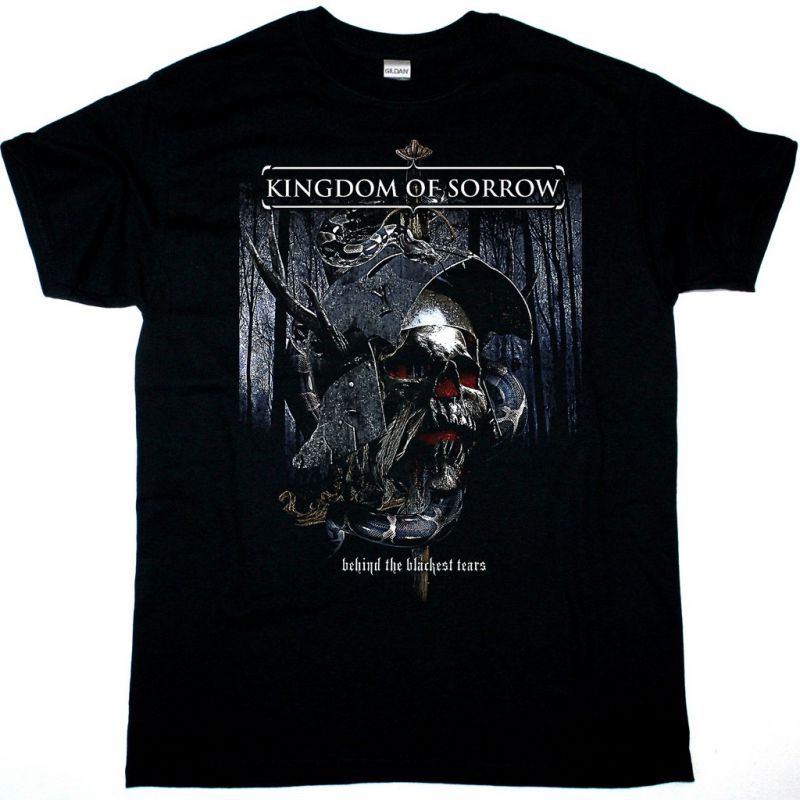 KINGDOM OF SORROW BEHIND THE BLACKEST TEARS NEW BLACK T SHIRT