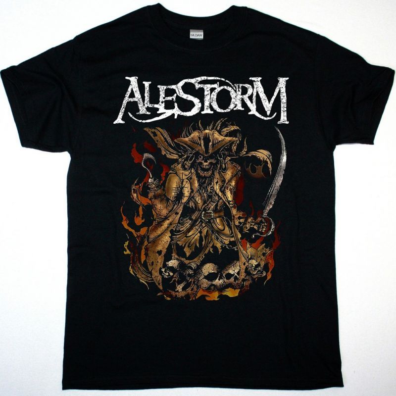 ALESTORM WE ARE HERE TO DRINK YOUR BEER NEW BLACK T-SHIRT