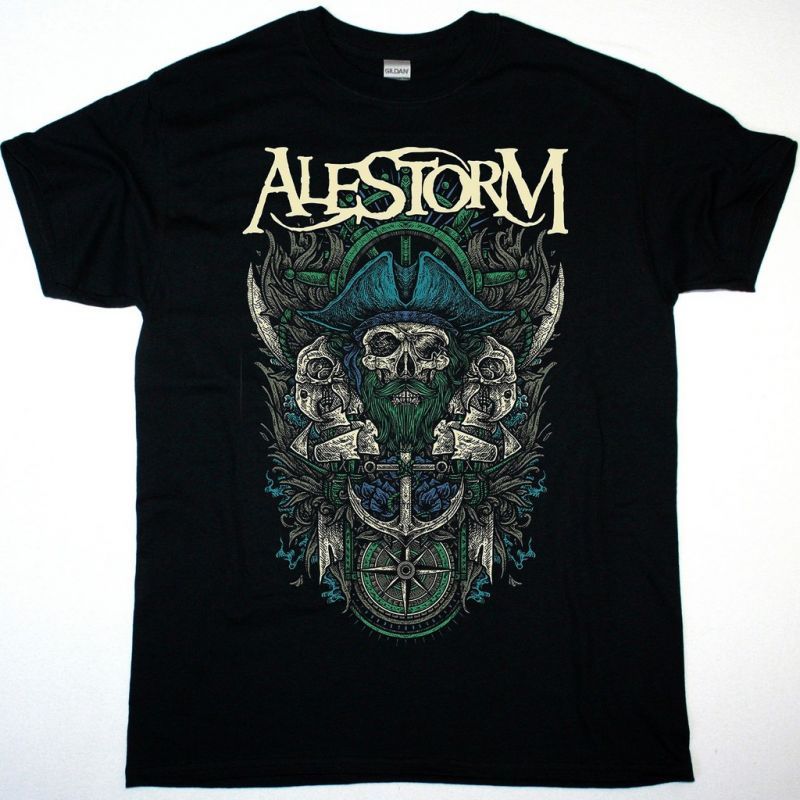 ALESTORM RUM BEER QUESTS MEAD NEW BLACK T-SHIRT