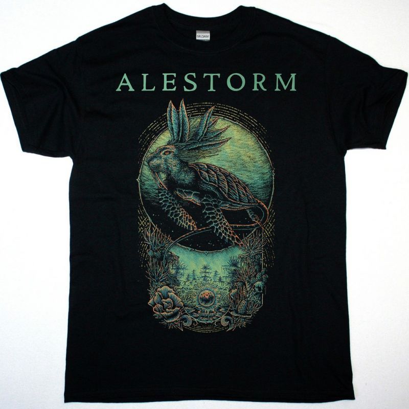 ALESTORM SEARABBIT NEW BLACK T-SHIRT