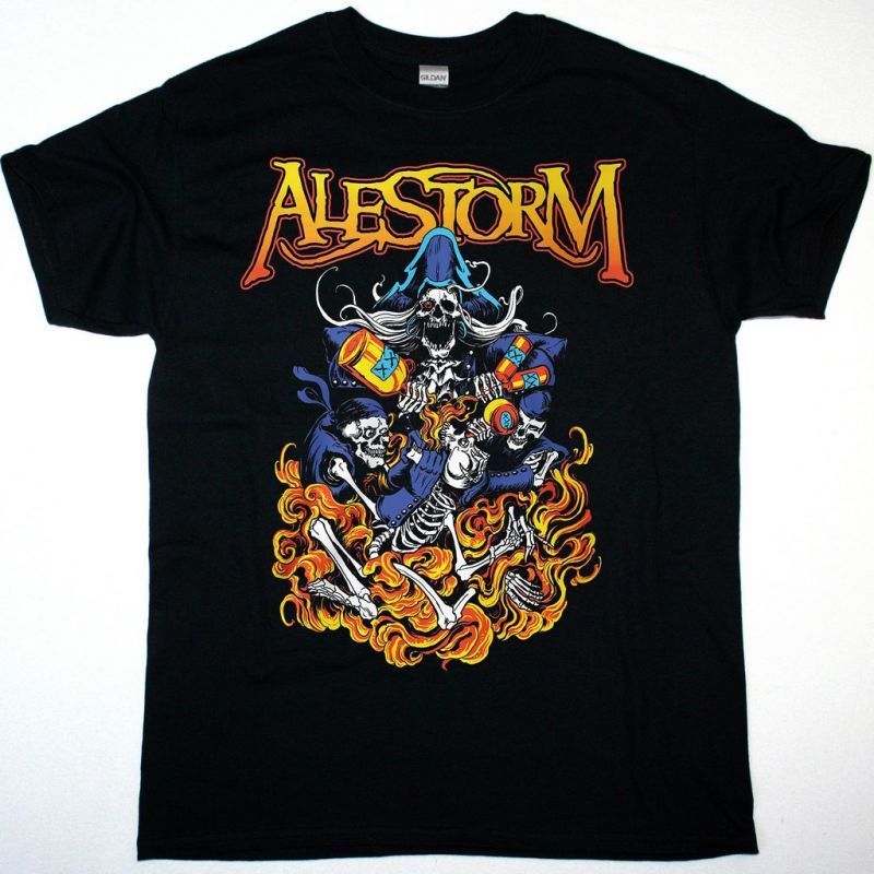 ALESTORM ENTRY LEVEL PARTY NEW BLACK T-SHIRT