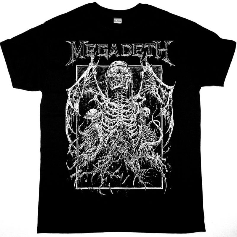 MEGADETH BAT VIC RISING NEW BLACK T-SHIRT