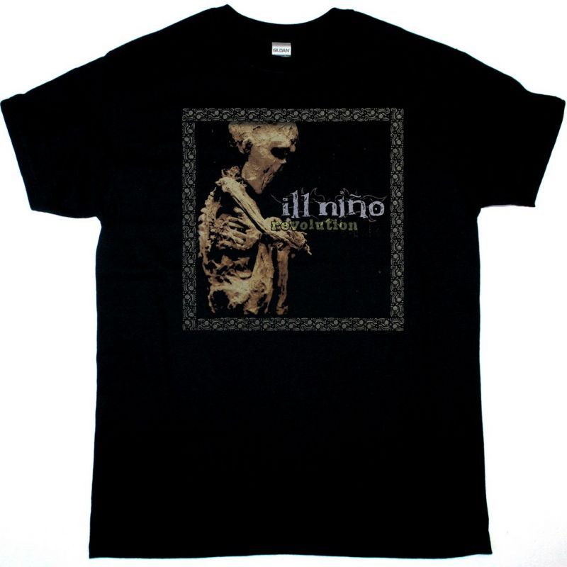 ILL NIÑO REVOLUTION REVOLUCIÓN NEW BLACK T-SHIRT