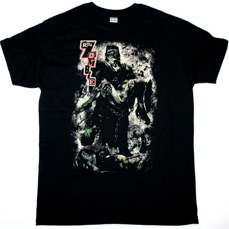 ROB ZOMBIE FRANKENSTEIN’S MONSTER NEW BLACK T SHIRT