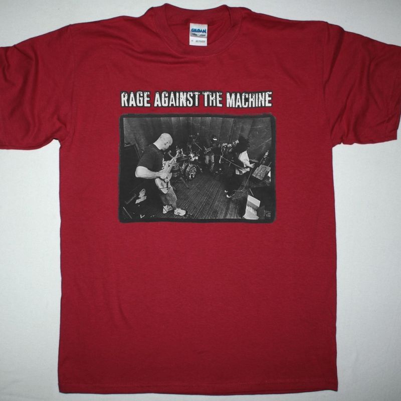 RAGE AGAINST THE MACHINE SHIRT NEW RED T-SHIRT