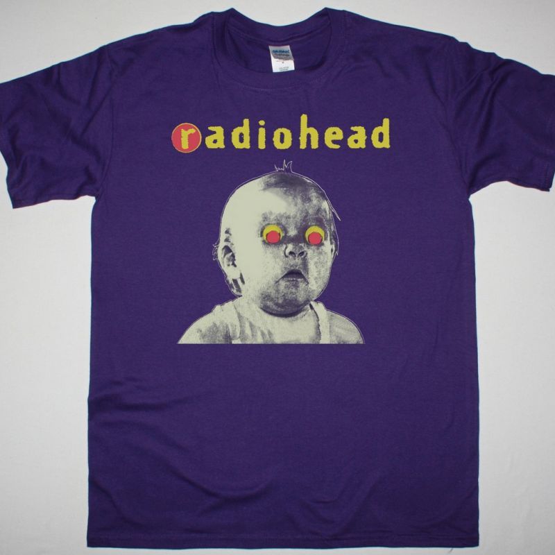 RADIOHEAD PABLO HONEY TOUR NEW PURPLE T-SHIRT