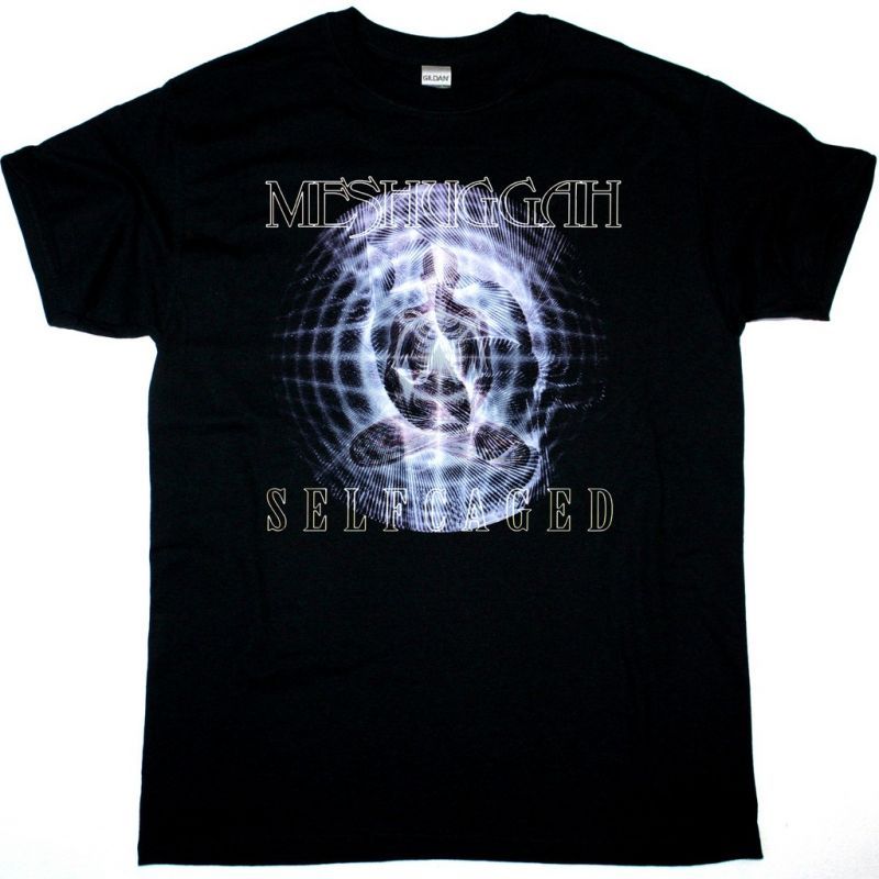 MESHUGGAH SELFCAGED NEW BLACK T-SHIRT