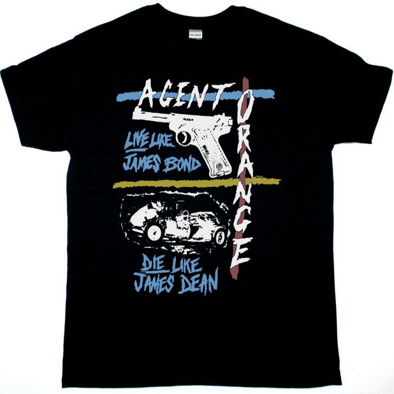 AGENT ORANGE UNSAFE AT ANY SPEED NEW BLACK T-SHIRT