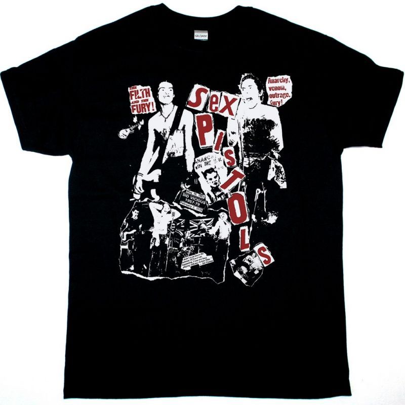 SEX PISTOLS ANARCHY NEW BLACK T-SHIRT