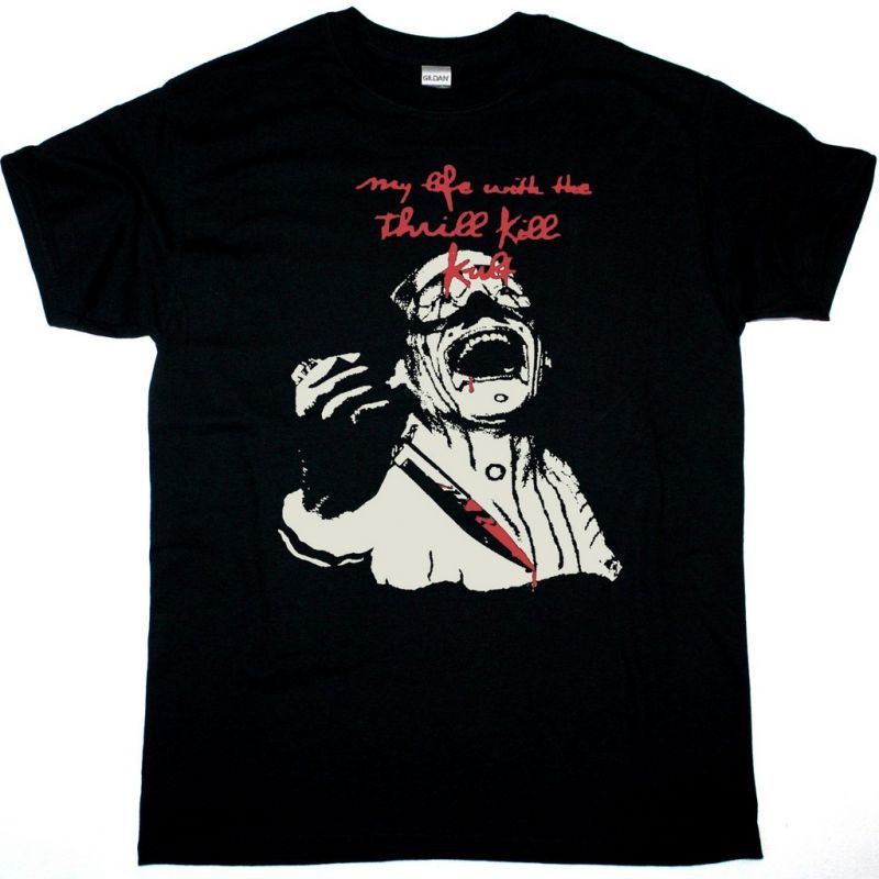MY LIFE WITH THE THRILL KILL KULT NEW BLACK T-SHIRT