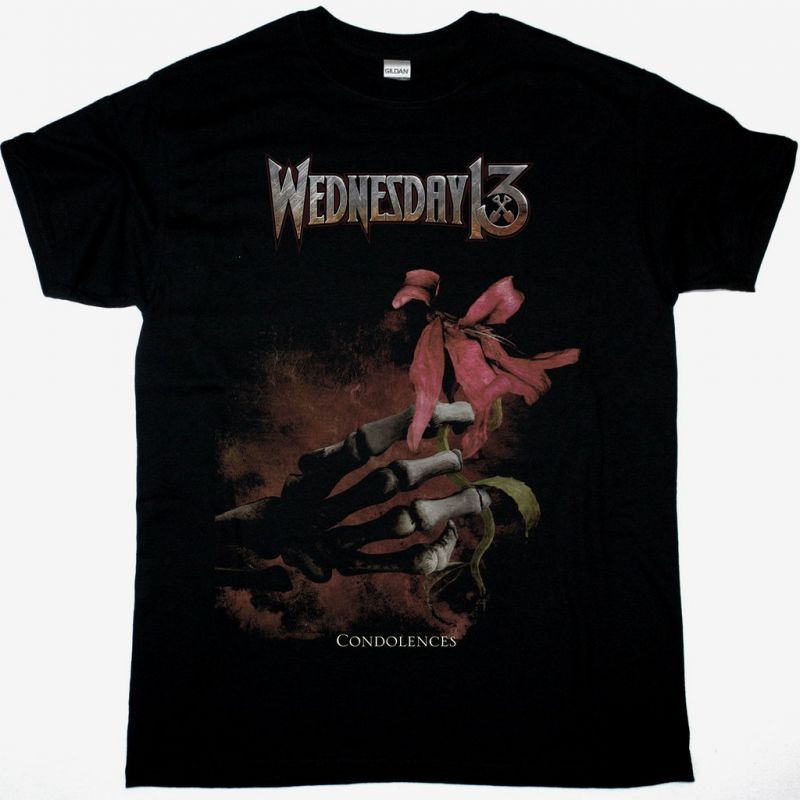 WEDNESDAY 13 CONDOLENCES NEW BLACK T-SHIRT