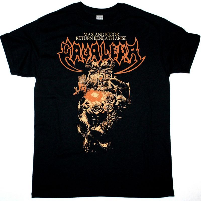 CAVALERA RETURN BENEATH ARISE NEW BLACK T SHIRT