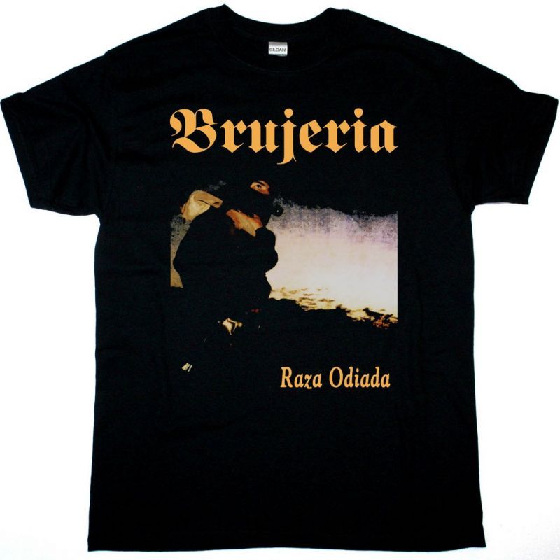 BRUJERIA RAZA ODIADA NEW BLACK T-SHIRT
