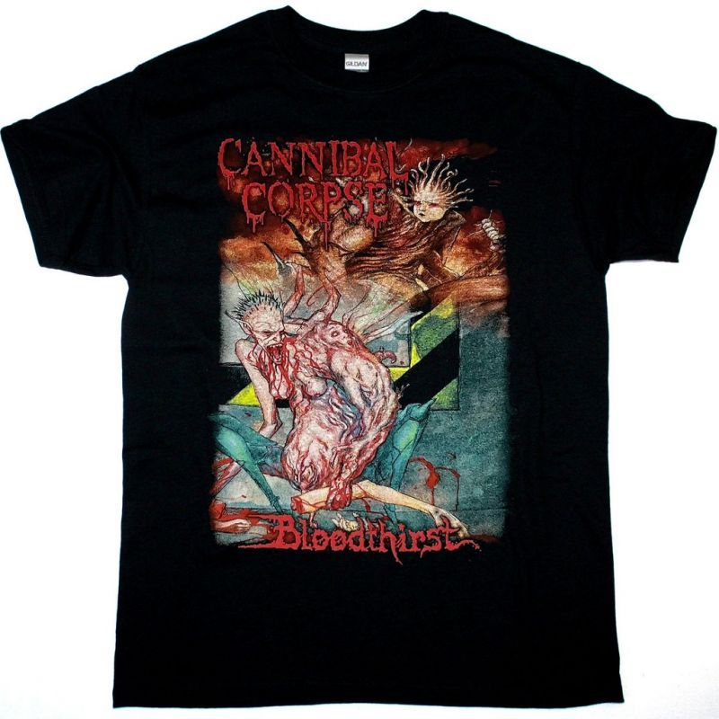 CANNIBAL CORPSE BLOODTHRIST NEW BLACK T-SHIRT