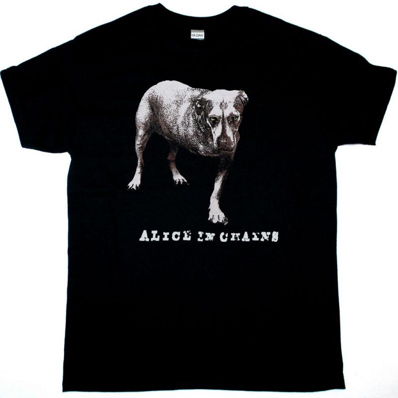 ALICE IN CHAINS THREE LEGGED DOG ALBUM PROMO NEW BLACK T SHIRT