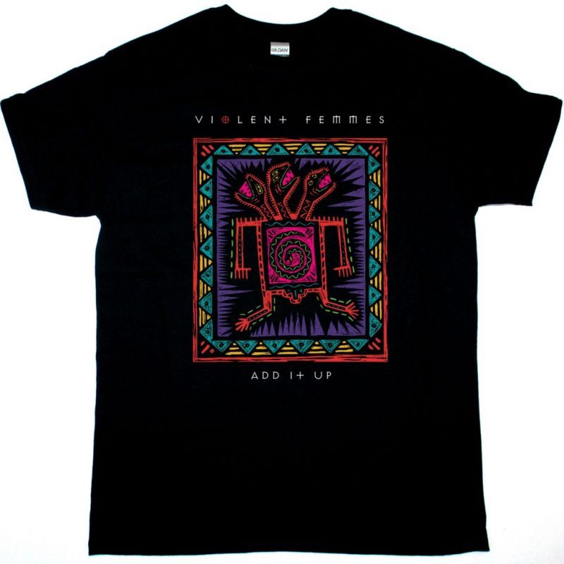 VIOLENT FEMMES ADD IT UP  1981 1993 BLACK T-SHIRT