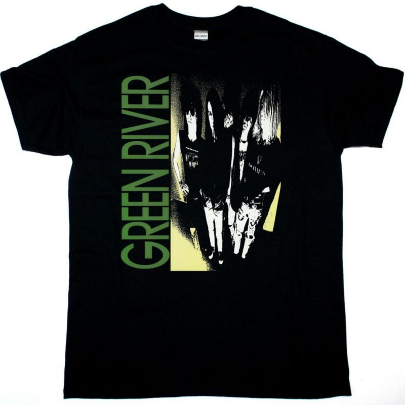 GREEN RIVER DRY AS A DOLL SONGS BONE REHAB BLACK T-SHIRT