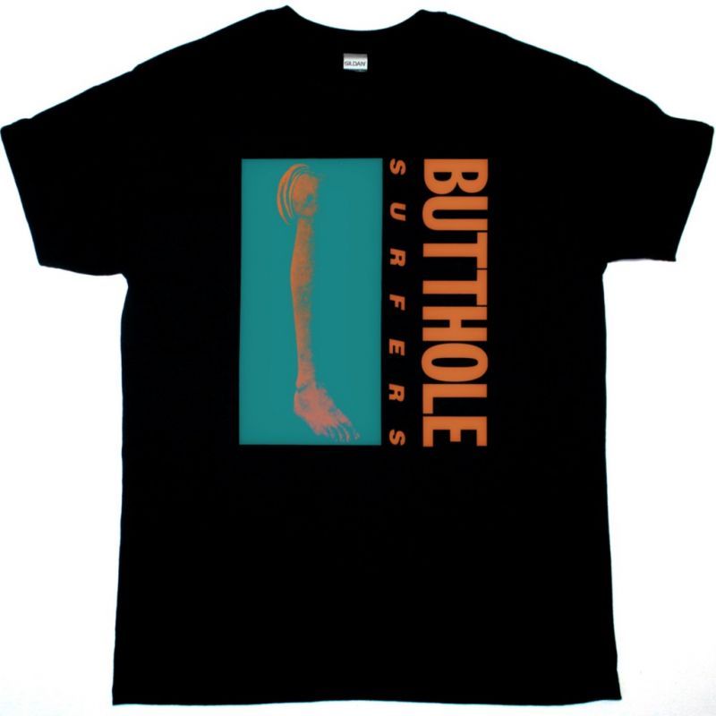 BUTTHOLE SURFERS INDEPENDENT REMBRANDT PUSSYHORSE NEW BLACK T SHIRT