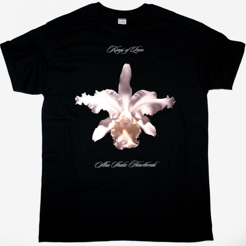 KINGS OF LEON AHA SHAKE HEARTBREAK NEW BLACK T SHIRT