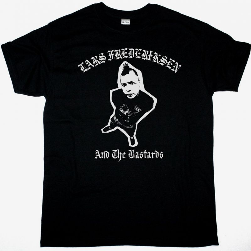 LARS FREDERIKSEN & THE BASTARDS LARS FREDERIKSEN AND THE BASTARDS EW BLACK T SHIRT