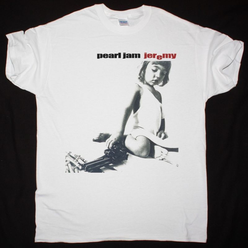 PEARL JAM JEREMY NEW WHITE T SHIRT