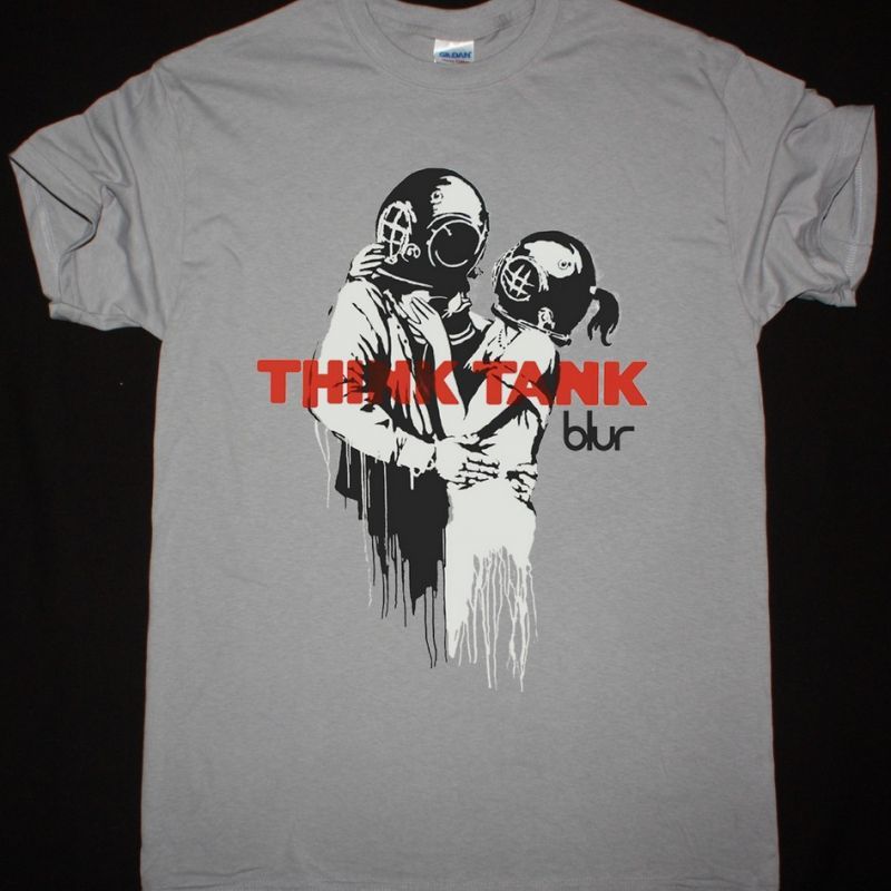 BLUR THINK TANK GRAVEL NEW LIGHT GREY T-SHIRT