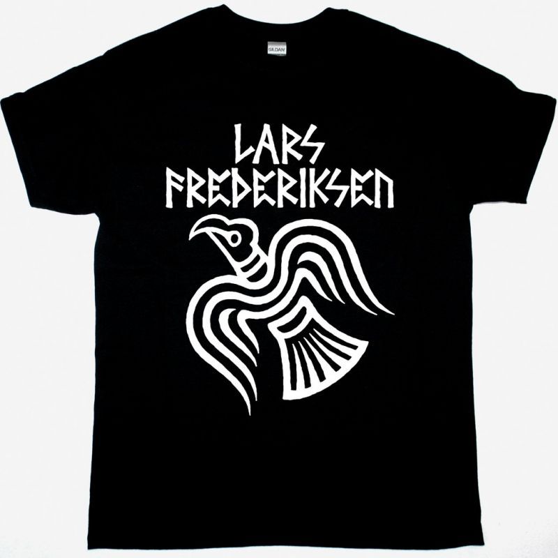 LARS FREDERIKSEN RAVEN NEW BLACK T SHIRT
