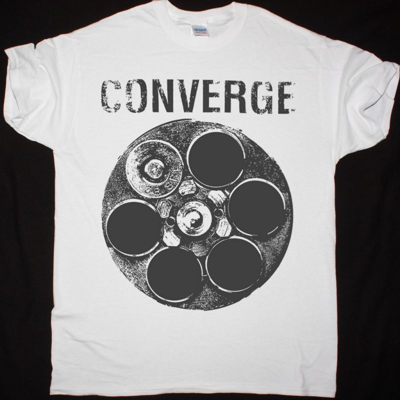 CONVERGE THE CHAMBER NEW WHITE T SHIRT