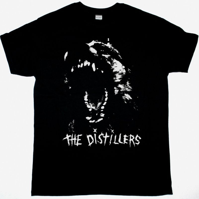 THE DISTILLERS SNARL TEE NEW BLACK T SHIRT