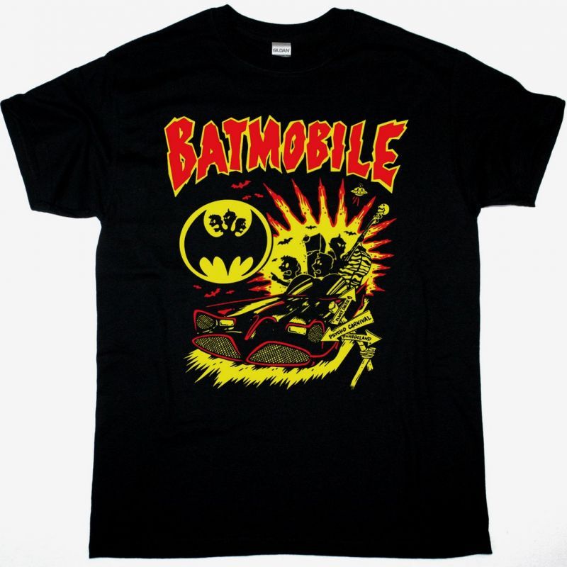 BATMOBILE CAR NEW BLACK T SHIRT