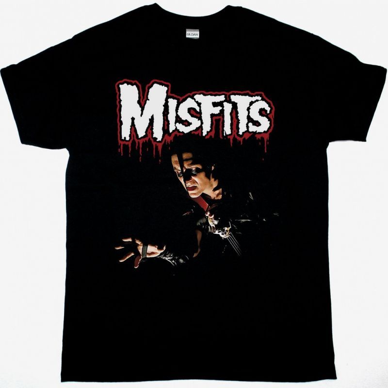 MISFITS DOUBLE FEATURE NEW BLACK T SHIRT