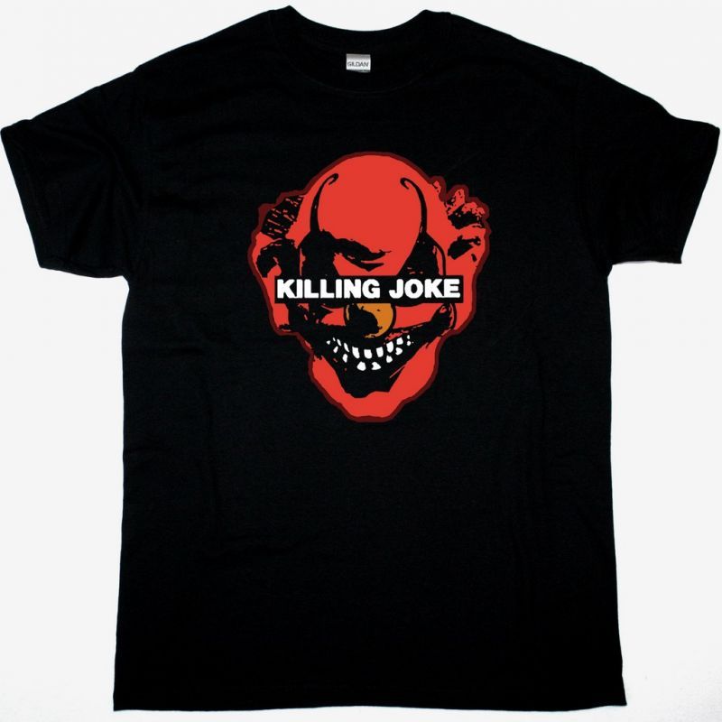 KILLING JOKE CLOWN NEW BLACK T-SHIRT