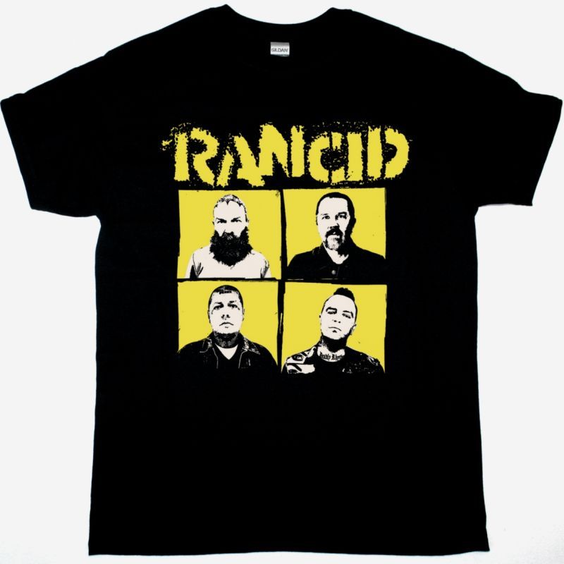 RANCID TOMORROW NEVER COMES  NEW BLACK T SHIRT