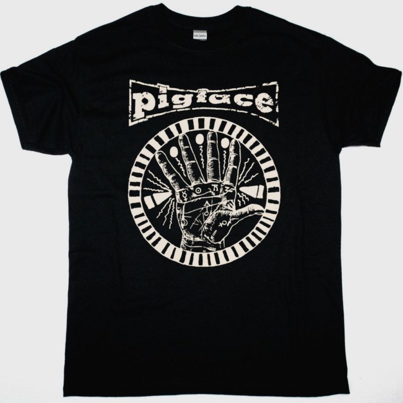 PIGFACE HAND NEW BLACK T-SHIRT