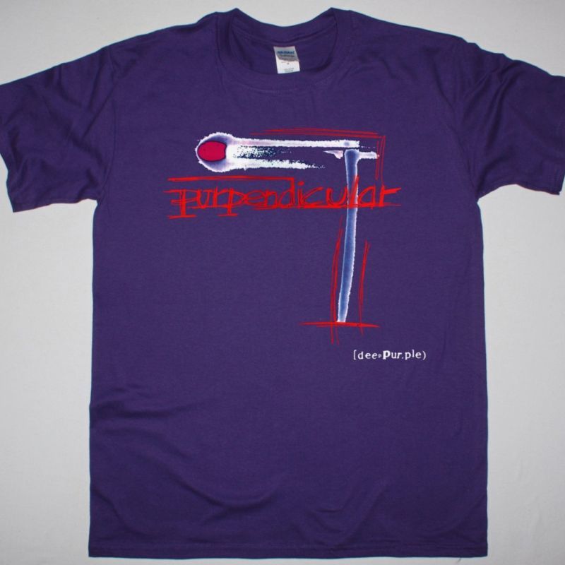 DEEP PURPLE PURPENDICULAR TOUR NEW PURPLE T-SHIRT