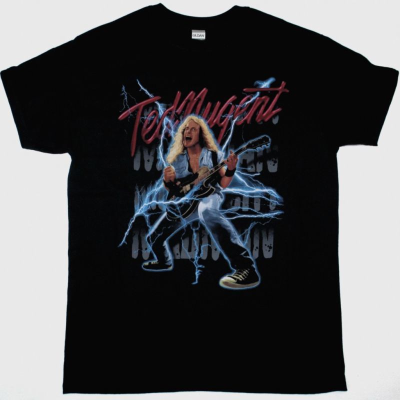 TED NUGENT TOUR 99 NEW BLACK T-SHIRT