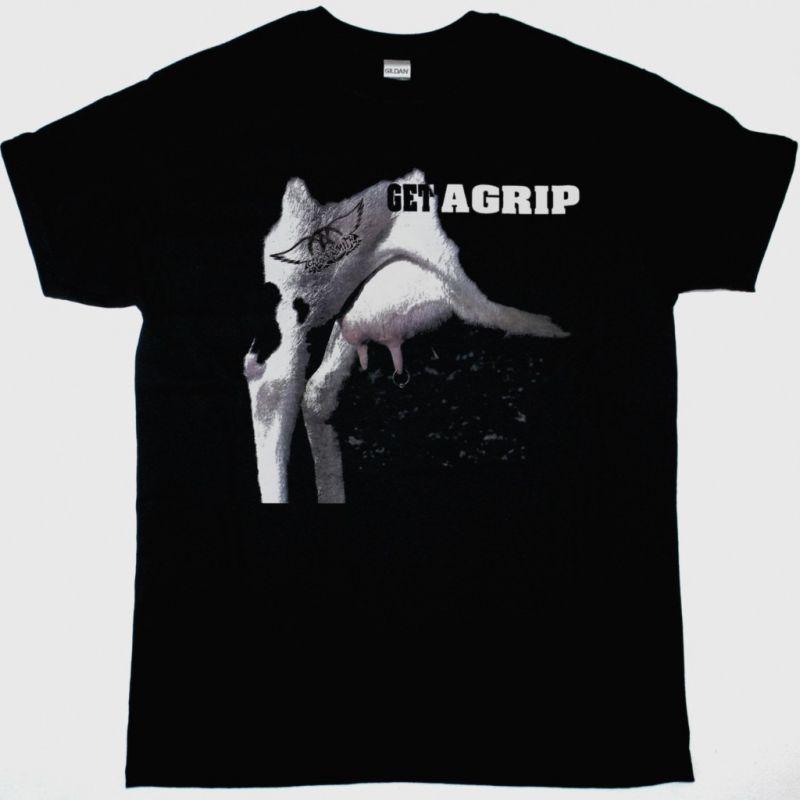 AEROSMITH GET A GRIP TOUR NEW BLACK TSHIRT