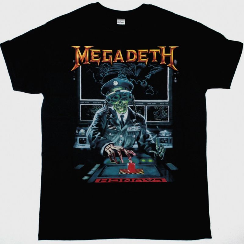 MEGADETH RUST IN PEACE TOUR NEW BLACK T-SHIRT