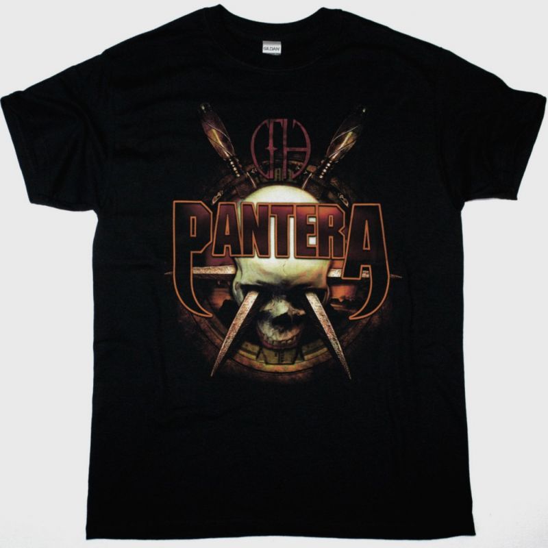 PANTERA SKULL NEW BLACK T-SHIRT
