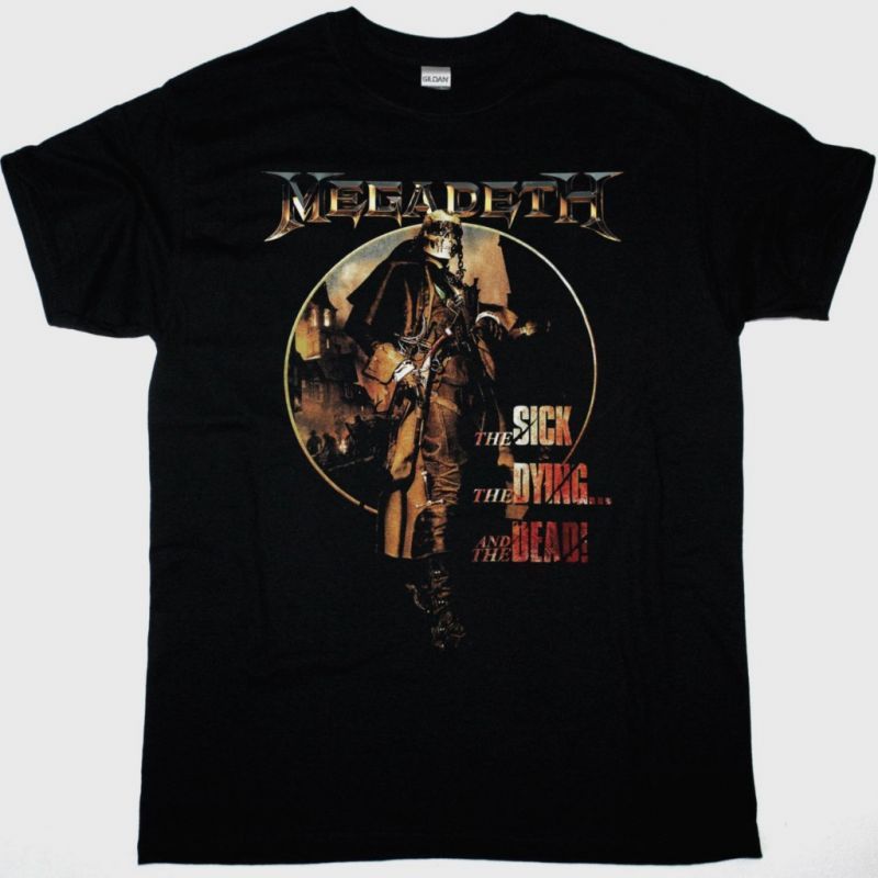 MEGADETH THE SICK THE DYING AND THE DEAD NEW BLACK T-SHIRT