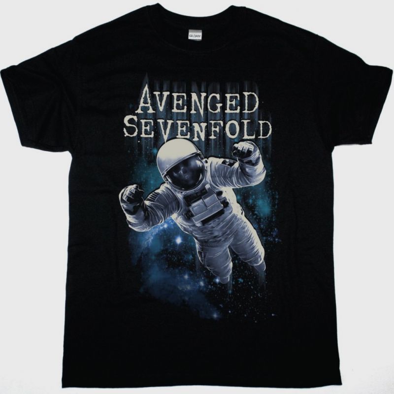 AVENGED SEVENFOLD ASTRONAUT NEW BLACK T-SHIRT