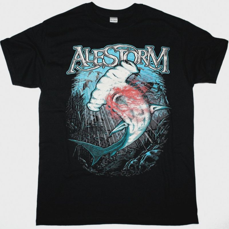 ALESTORM TOUR MMXII NEW BLACK T-SHIRT