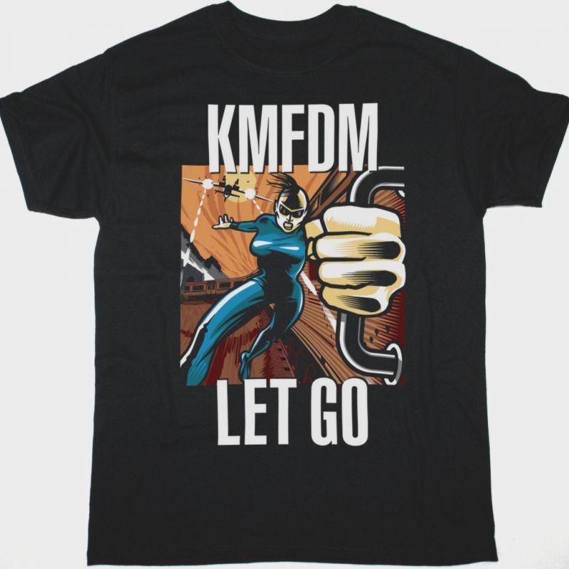 KMFDM LET GO NEW BLACK T SHIRT
