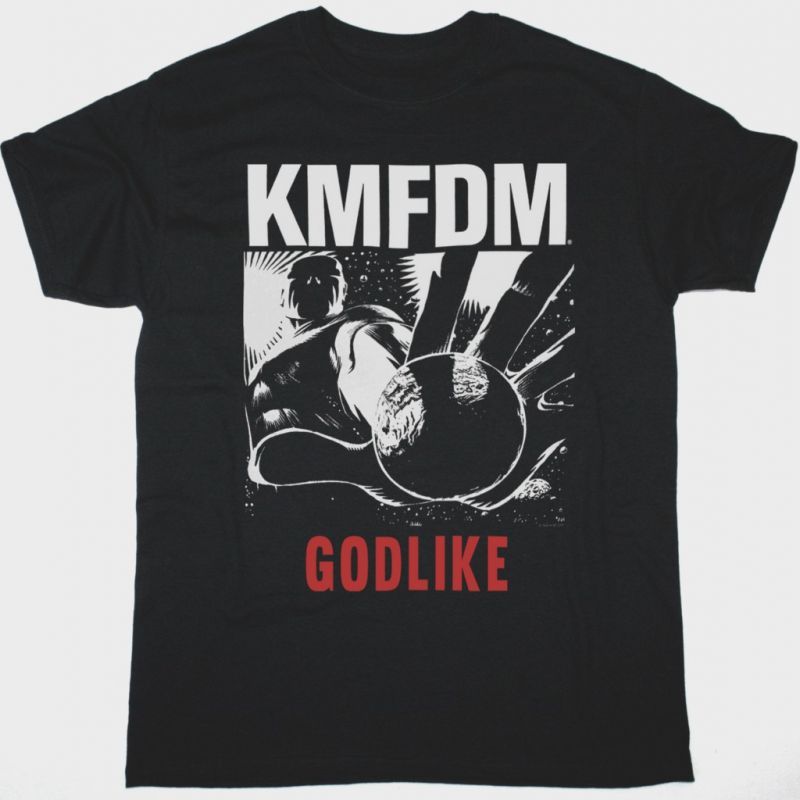 KMFDM GODLIKE NEW BLACK T SHIRT