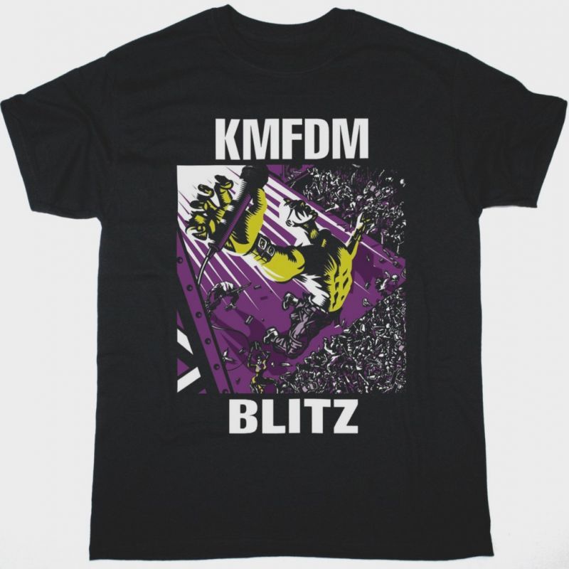 KMFDM BLITZ NEW BLACK T SHIRT