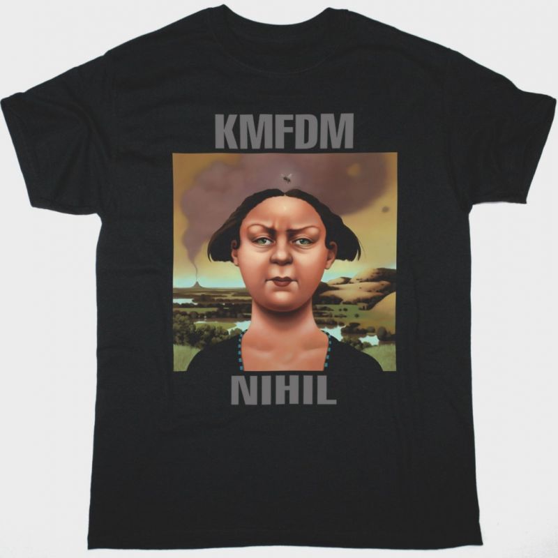 KMFDM NIHIL NEW BLACK T SHIRT